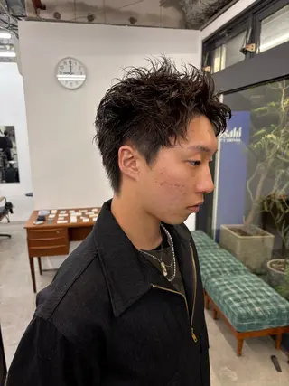 ショート パーマ 【お洒落パーマ】 Elme 肥塚康汰郎のヘアスタイル