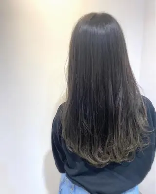 ロング カラー メンズパーマ 西條真治のヘアスタイル