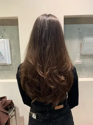 ロング カラー レイヤー/艶髪/ 髪質改善/YUYAのヘアスタイル