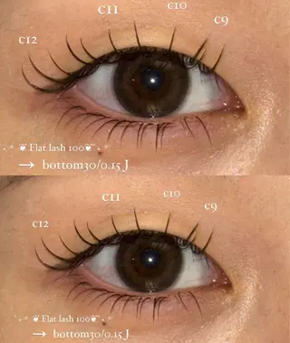 マツエク・マツパ NORA senaのマツエク・マツパデザイン