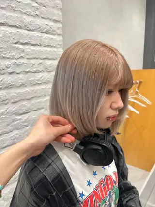 ミディアム zoey kego所属・zoey centuryのヘアスタイル