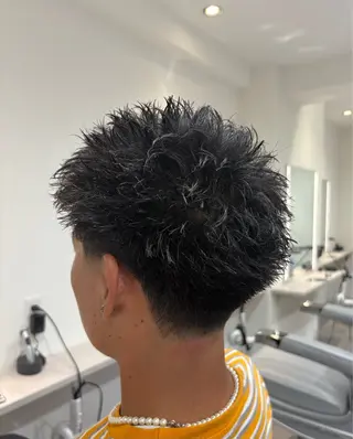 ショート メンズ 深澤 知樹のヘアスタイル