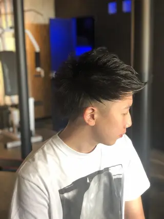 ショート 田中 就のヘアスタイル