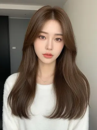 ロング 🧞‍♂️韓国風艶髪 🧞masa🧞‍♀のヘアスタイル