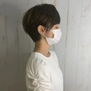 ショート 髪質改善/縮毛矯正/ 似合わせ/山口大輝のヘアスタイル