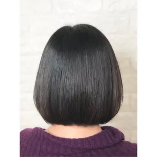 ショート カラー パーマ KIZU 髪質改善 オカルト怪談のヘアスタイル