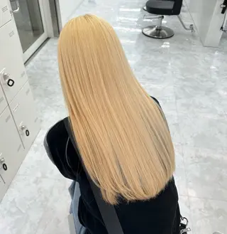 ロング カラー モテ髪💕ハイトーン yuriaのヘアスタイル