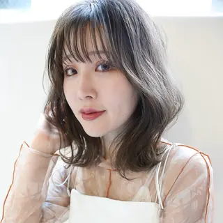 セミロング カラー 奈良/登美ヶ丘/ ユウタのヘアスタイル