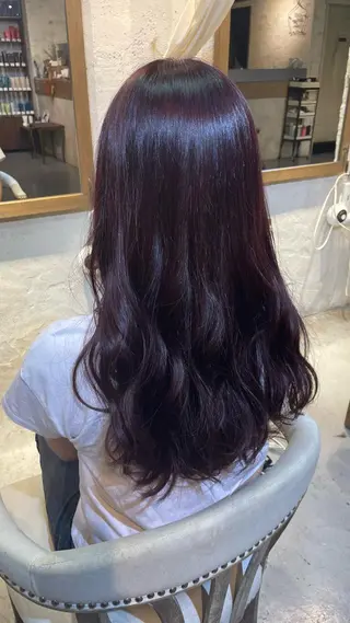 ロング 橋本 実奈美のヘアスタイル