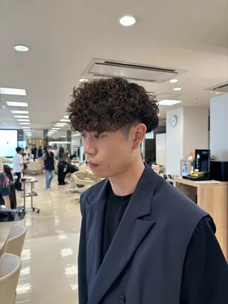 パーマ メンズ 湘南/メンズパーマ/ 支持率No.1ユチカのヘアスタイル