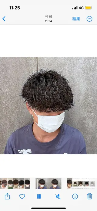 ショート パーマ メンズ 瀧野 翔吾【メンズ特化】のヘアスタイル