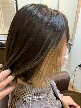カラー ✂︎GLITTER ✂︎東ヶ崎　湧✂︎のヘアスタイル