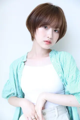 ショート カラー BLENDby happiness所属・KAORU/絹髪 /髪質改善/奈良のヘアスタイル