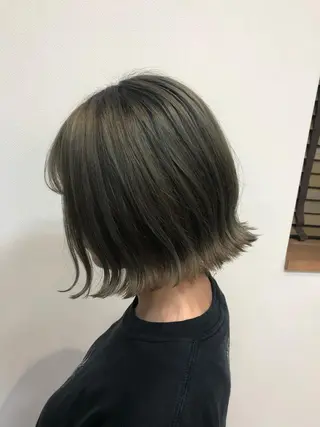 ショート カラー ヘアアレンジ ❣️倉敷❣️美髪 カラー能登一成のヘアスタイル