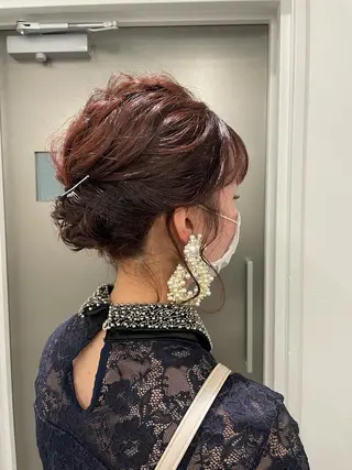 ミディアム カラー ヘアアレンジ セルフホワイトニング Ines渡辺リエのその他イメージ