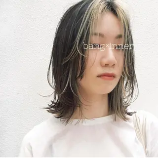 セミロング カラー RINA🧤 デザインとボブのヘアスタイル