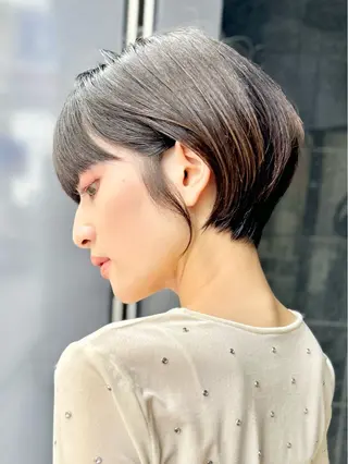 ショート calna by  elmo所属・ショート特化美容師 大阪京橋　大本　渉のヘアスタイル