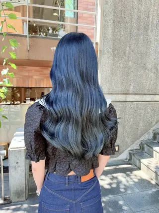 ロング カラー 💗モテ髪 ハイトーンあや💗のヘアスタイル