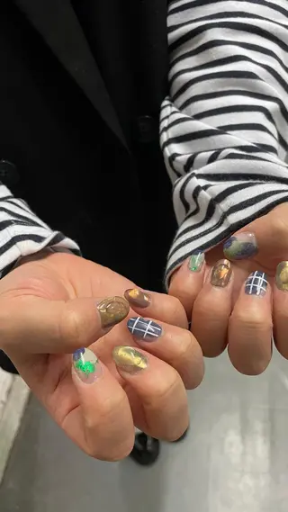 ネイル 栗田 ゆう子のネイルデザイン