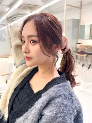 ロング レイヤー/韓国/ 顔周り/しんやのヘアスタイル