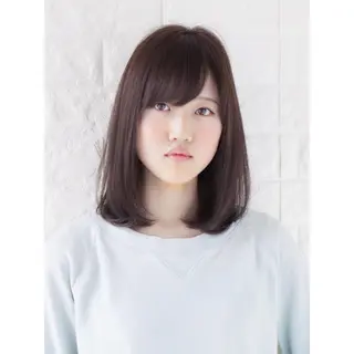 ミディアム カラー KIZU 髪質改善 オカルト怪談のヘアスタイル