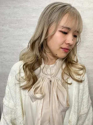 ロング カラー 駅チカ【ali'i】 アリイ花崎友美☘のヘアスタイル