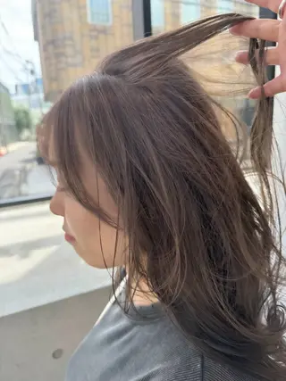 ミディアム カラー ヘアアレンジ ミニボブ/ブリーチ 🌈MISATOのヘアスタイル