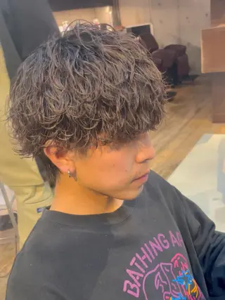 ショート パーマ メンズ メンズスタイル特化 /fifthりっくんのヘアスタイル