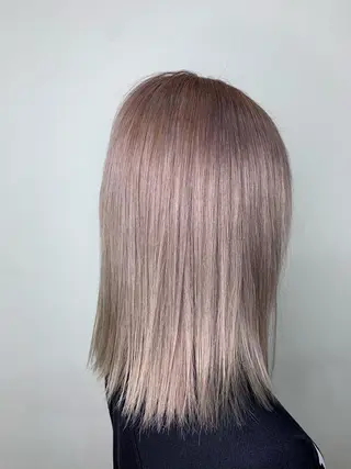 セミロング カラー どんな髪の悩みも解決 します✨田嶋俊一✨のヘアスタイル