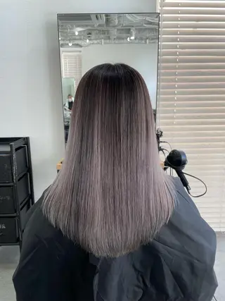 ロング カラー ヘアアレンジ 韓国/ハイトーン/ ボブ🎀MIKU🎀のヘアスタイル