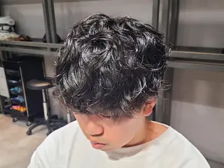 メンズ パーマ ショート KAZUMA /メンズ特化/パーマのヘアスタイル