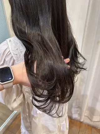 ミディアム 名古屋美容師/ moeのヘアスタイル