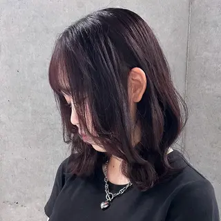 セミロング カラー shizuna/天神 /メンズ/ボブのヘアスタイル