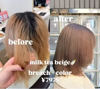 ミディアム レイヤー/暖色⭐️ 💖石川町sayaのヘアスタイル