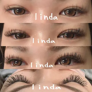 マツエク・マツパ linda lashesのマツエク・マツパデザイン