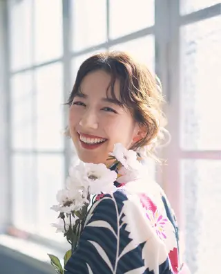 🍑ブリーチなし ダブルカラーuRiのヘアスタイル