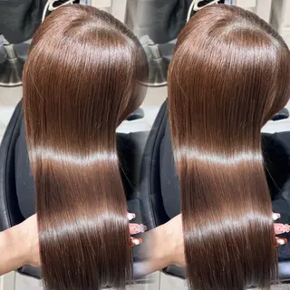 セミロング カラー 韓国ヘア🎀艶髪 /渋谷/Manaeのヘアスタイル