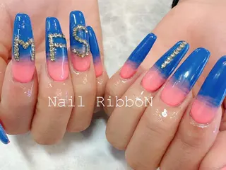 ネイル ネイルリボン 伊藤のネイルデザイン