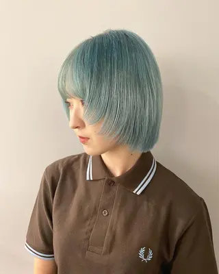 ショート Qin share salon 原宿店所属・🫧艶ハイトーン 特化🫧ライヤのヘアスタイル