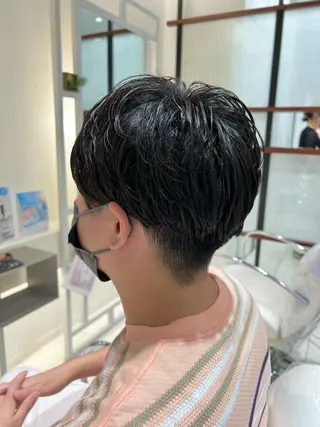 パーマ メンズ オオタ ユイナ🌈のヘアスタイル