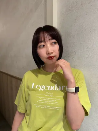 ショート カラー Sora/レイヤー/ 似合わせカラー🤎のヘアスタイル