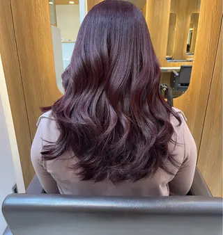 セミロング 小島 仁美のヘアスタイル