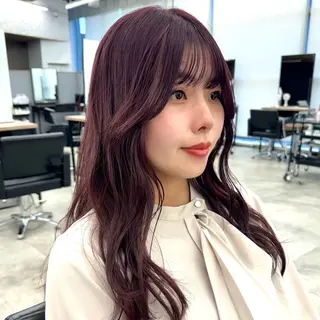 セミロング カラー ヘアアレンジ ボブ/レイヤー/ 艶髪/HANA💗のヘアスタイル