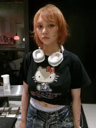 ミディアム カラー 早川 豪のヘアスタイル