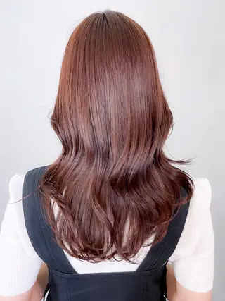 セミロング カラー パーマ ヘアアレンジ ITbyALBUM 浦和店のヘアスタイル