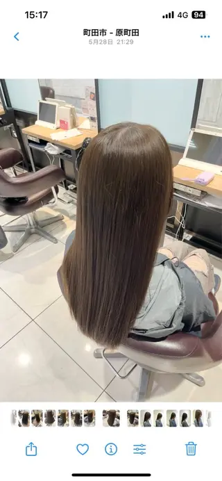 ロング 韓国レイヤー/カラー 🐈‍⬛💗miyuのヘアスタイル