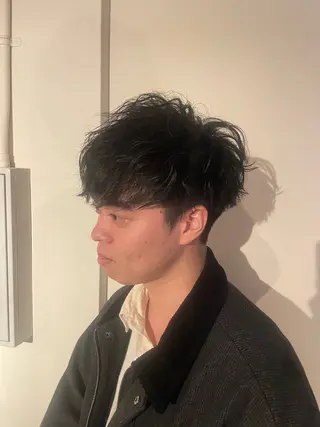 メンズ フリーランスシェアサロンルレイル所属・心斎橋/メンズ /ルレイル/地形真希のヘアスタイル