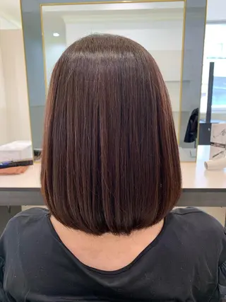 ミディアム カラー 小田切 栄司のヘアスタイル