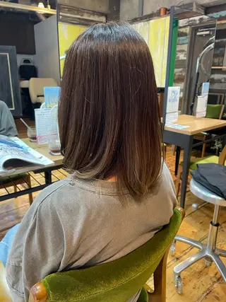 セミロング カラー BURANKO所属・三浦義久/仙台/ 髪質改善のヘアスタイル