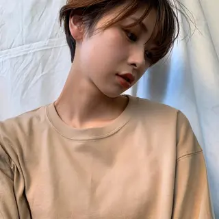 ショート カラー 上川 美幸のヘアスタイル